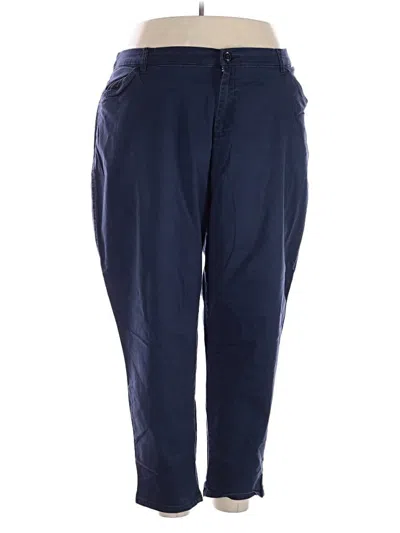 Pre-owned Lane Bryant Outlet Casual Pants In Blue