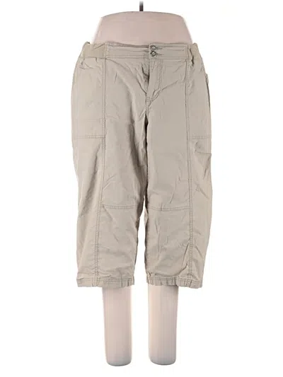 Pre-owned Lane Bryant Outlet Casual Pants In Brown