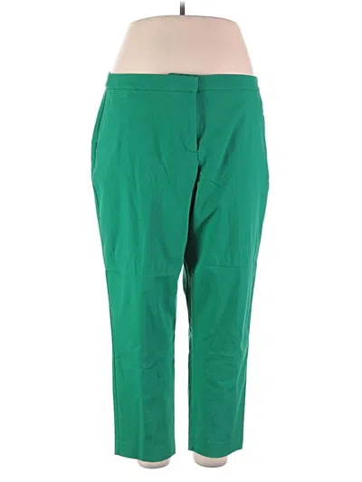 Pre-owned Lane Bryant Outlet Casual Pants In Green