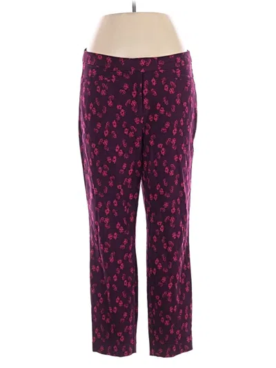 Pre-owned Lane Bryant Outlet Casual Pants In Purple