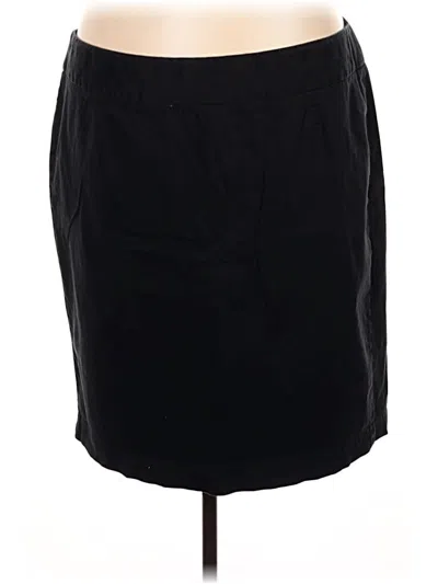 Pre-owned Lane Bryant Outlet Casual Skirt In Black