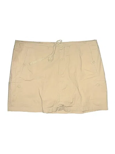 Pre-owned Lane Bryant Outlet Casual Skirt In Brown