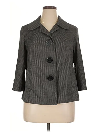 Pre-owned Lane Bryant Outlet Coat In Gray