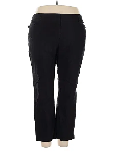 Pre-owned Lane Bryant Outlet Dress Pants In Black