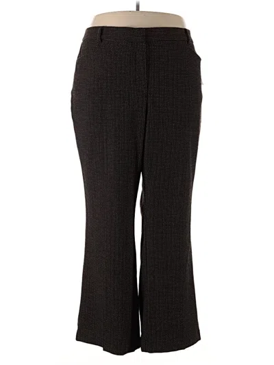 Pre-owned Lane Bryant Outlet Dress Pants In Black