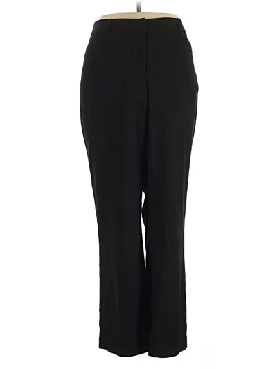 Pre-owned Lane Bryant Outlet Dress Pants In Black