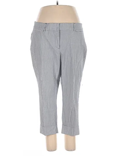 Pre-owned Lane Bryant Outlet Dress Pants In Gray