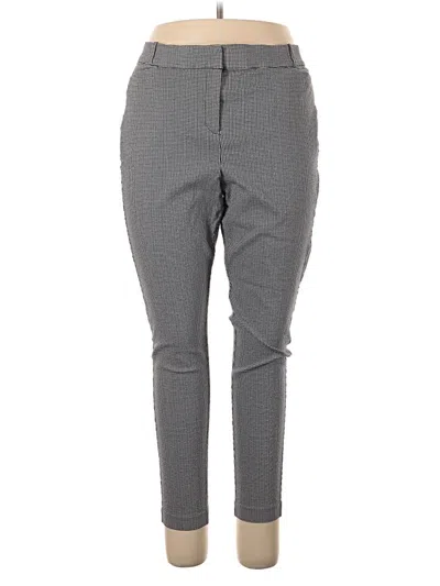 Pre-owned Lane Bryant Outlet Dress Pants In Gray