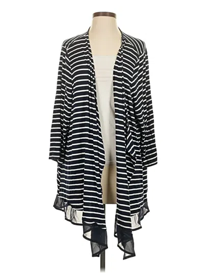 Pre-owned Lane Bryant Outlet Kimono In Black