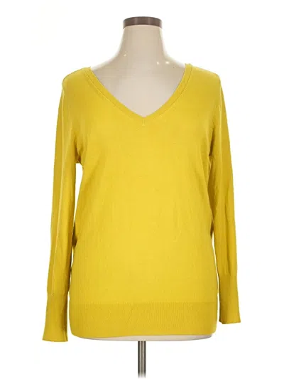 Pre-owned Lane Bryant Outlet Pullover Sweater In Yellow