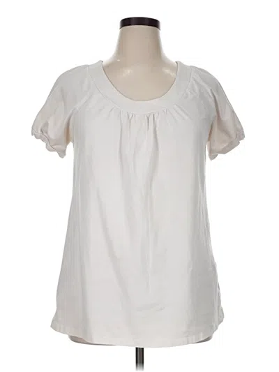 Pre-owned Lane Bryant Outlet Short Sleeve T-shirt In Ivory