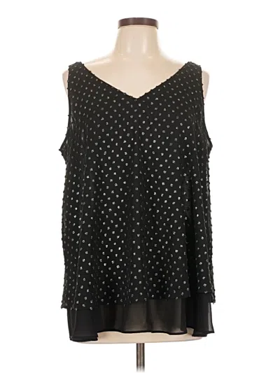 Lane Bryant Outlet Sleeveless Blouse In Black