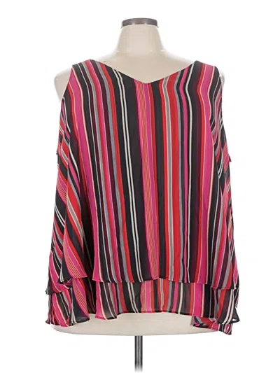 Pre-owned Lane Bryant Outlet Sleeveless Blouse In Pink