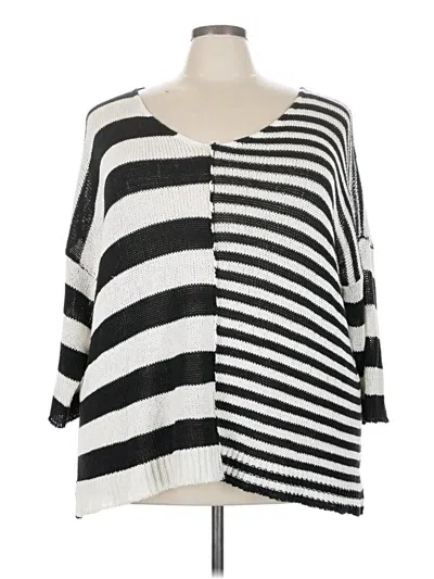 Pre-owned Lane Bryant Poncho In Black