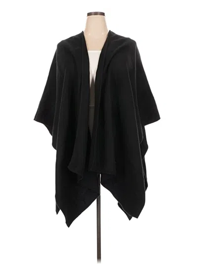 Pre-owned Lane Bryant Poncho In Black
