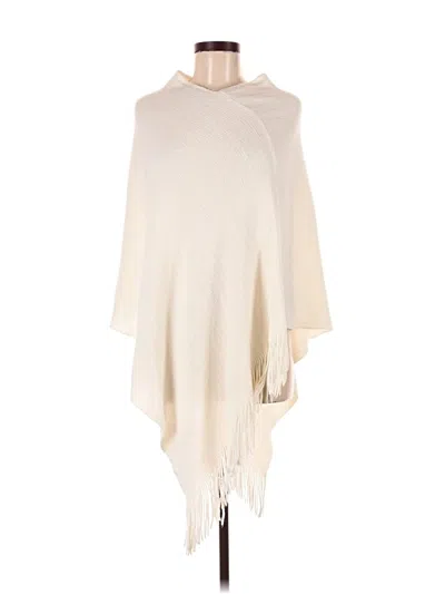 Pre-owned Lane Bryant Poncho In Ivory