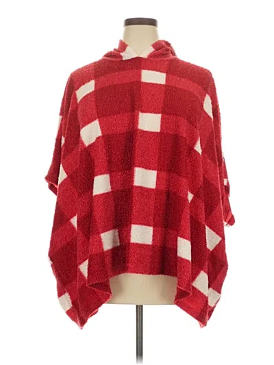 Pre-owned Lane Bryant Poncho In Red