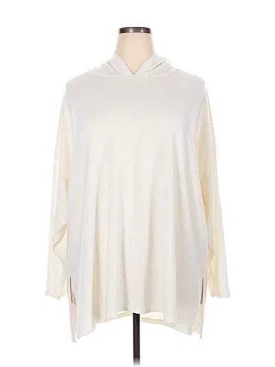 Pre-owned Lane Bryant Poncho In White