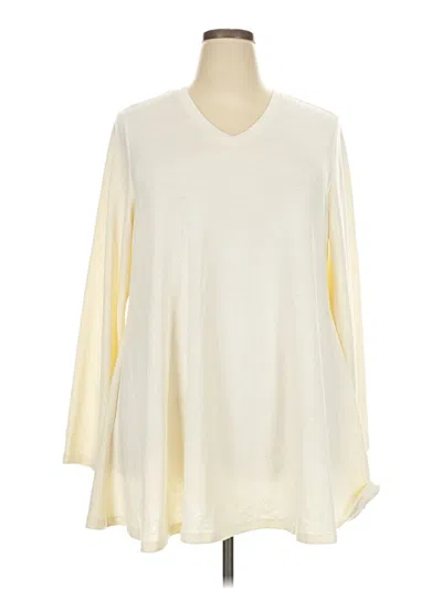 Pre-owned Lane Bryant Poncho In White