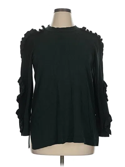 Pre-owned Lane Bryant Pullover Sweater In Black