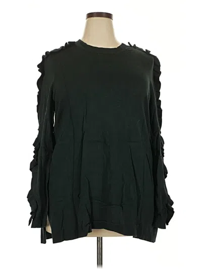 Pre-owned Lane Bryant Pullover Sweater In Black