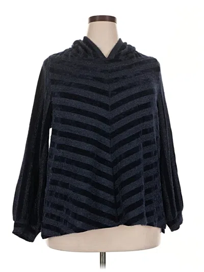 Pre-owned Lane Bryant Pullover Sweater In Black