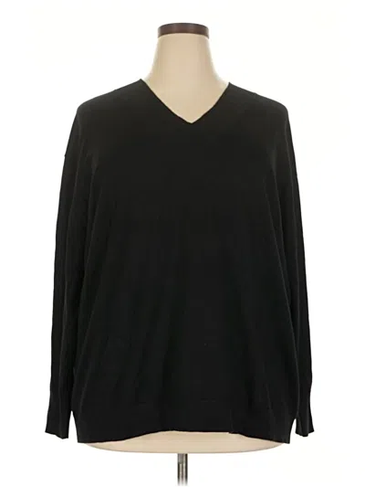 Lane Bryant Pullover Sweater In Black