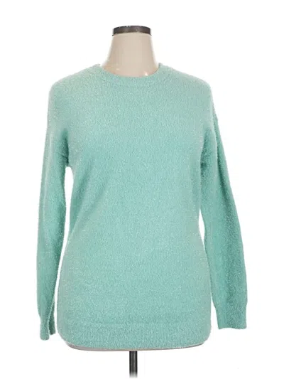 Pre-owned Lane Bryant Pullover Sweater In Blue