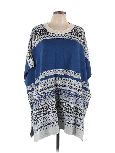 Pre-owned Lane Bryant Pullover Sweater In Blue