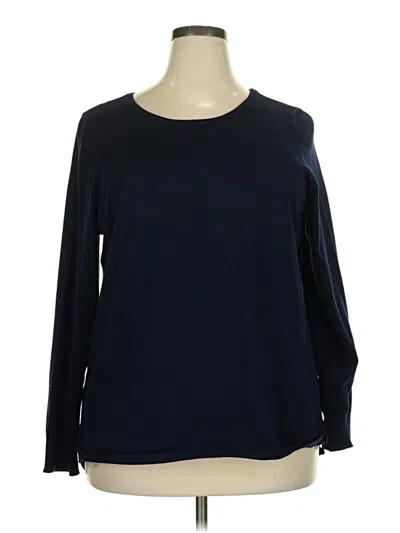 Pre-owned Lane Bryant Pullover Sweater In Blue