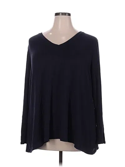 Pre-owned Lane Bryant Pullover Sweater In Blue