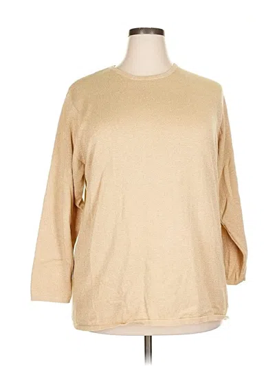 Pre-owned Lane Bryant Pullover Sweater In Brown