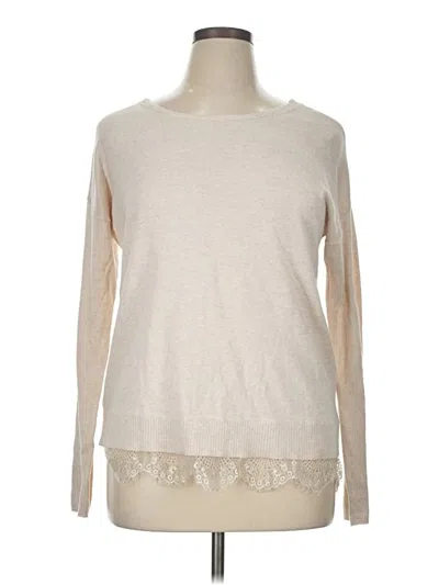 Pre-owned Lane Bryant Pullover Sweater In Brown