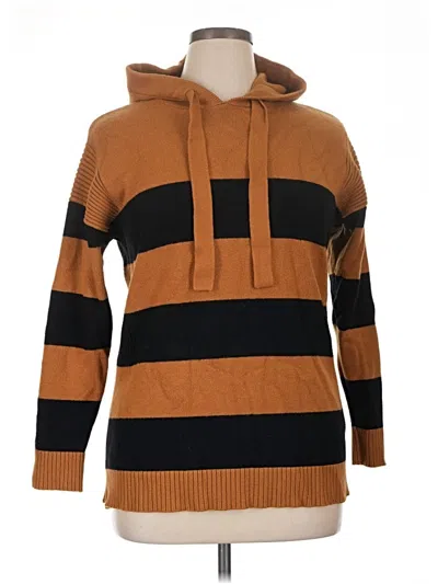Pre-owned Lane Bryant Pullover Sweater In Brown