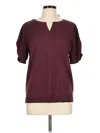 Lane Bryant Pullover Sweater In Burgundy