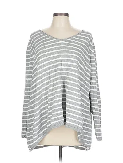 Pre-owned Lane Bryant Pullover Sweater In Gray