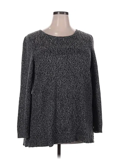 Pre-owned Lane Bryant Pullover Sweater In Gray