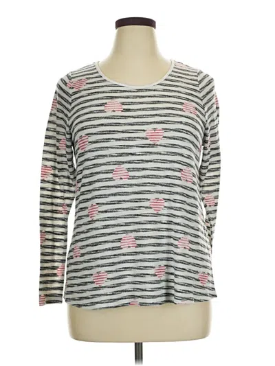 Pre-owned Lane Bryant Pullover Sweater In Gray