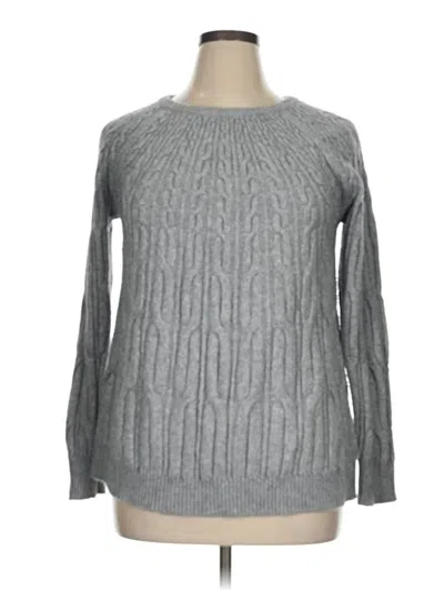 Pre-owned Lane Bryant Pullover Sweater In Gray