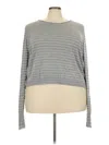 Lane Bryant Pullover Sweater In Gray