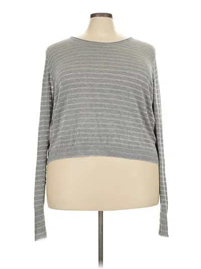 Lane Bryant Pullover Sweater In Gray