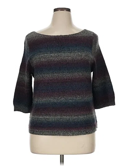 Pre-owned Lane Bryant Pullover Sweater In Gray