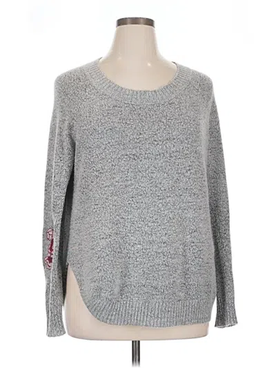 Pre-owned Lane Bryant Pullover Sweater In Gray