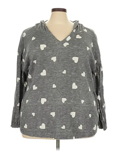 Pre-owned Lane Bryant Pullover Sweater In Gray