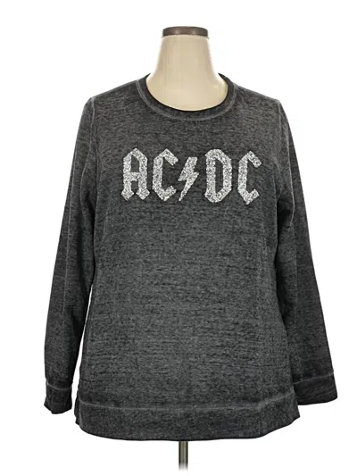 Pre-owned Lane Bryant Pullover Sweater In Gray