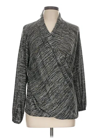 Pre-owned Lane Bryant Pullover Sweater In Gray
