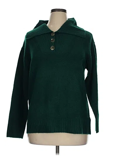 Lane Bryant Pullover Sweater In Green