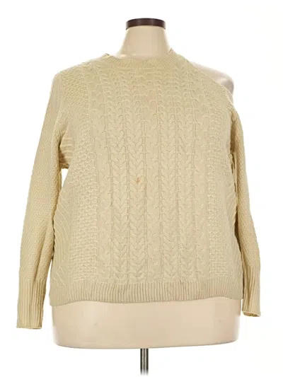 Pre-owned Lane Bryant Pullover Sweater In Ivory