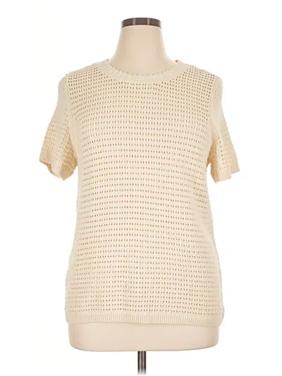 Pre-owned Lane Bryant Pullover Sweater In Ivory