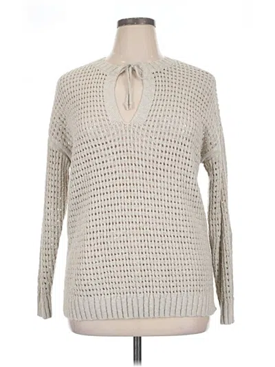 Pre-owned Lane Bryant Pullover Sweater In Ivory